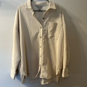 NWT Nine Eight corduroy button down size XXL